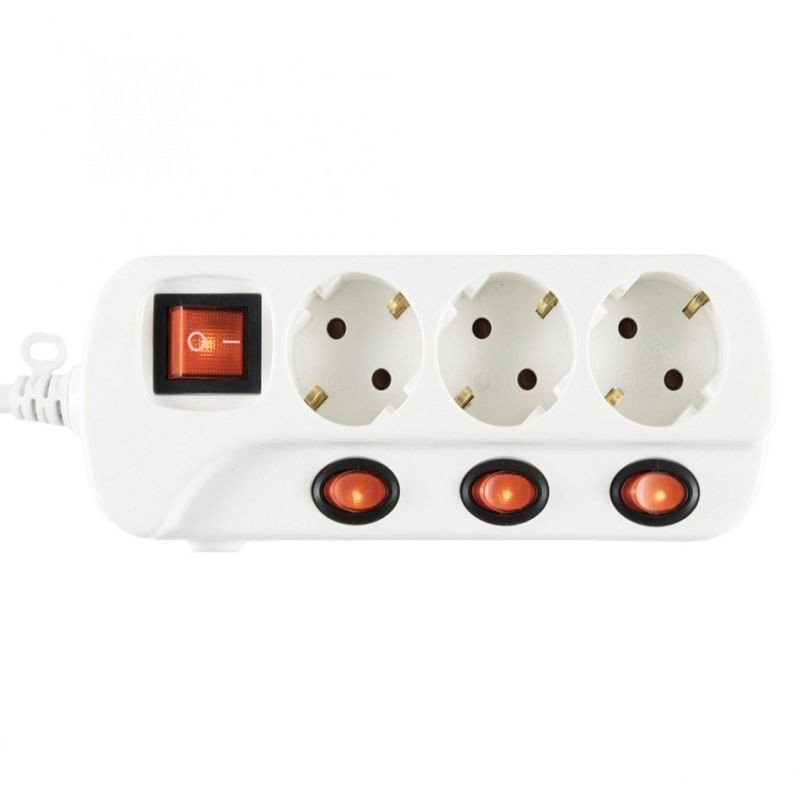 Prelungitor 3 prize 1.5m White