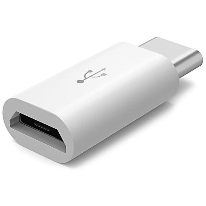 Adaptor Micro-USB - USB Type-C Alb