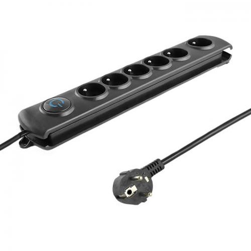 Prelungitor 50111 6 prize 1.8m Black