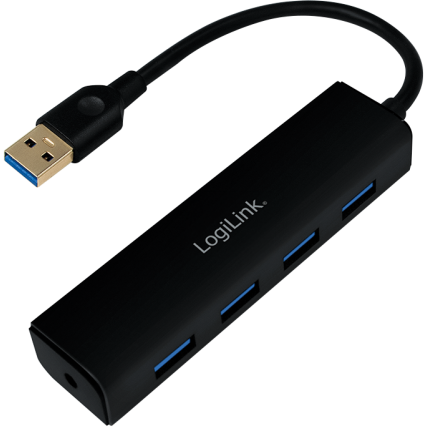 Hub USB Logilink UA0295 4x USB 3.2 gen 1 Black