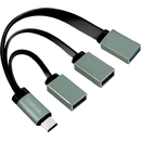 UA0315 1x USB 3.2 gen 1 + 2x USB 2.0 Black