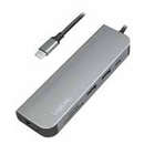 Hub USB Logilink UA0343 3x USB 3.2 gen 1 Grey