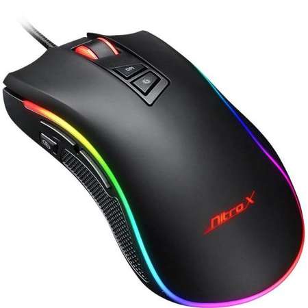 Mouse Gaming Inter-Tech GT-300+ RGB Black