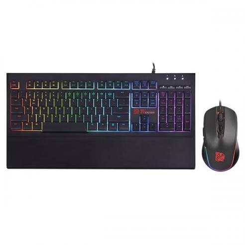 Kit Tastatura + Mouse Tt eSPORTS Challenger Elite RGB + Mouse Optic Black