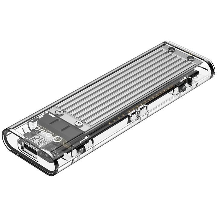Rack SSD TCM2-C3 USB 3.1 NVMe M.2 Transparent