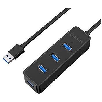 Hub USB W5PH4-U3 PRO 4x USB 3.2 Gen 1 Black