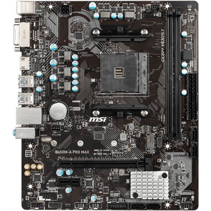 Placa de baza B450M-A PRO MAX AMD AM4 mATX