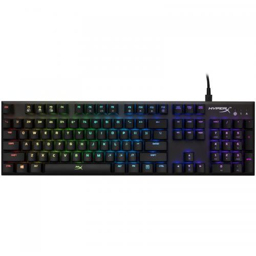 Tastatura Gaming HyperX Alloy FPS Kailh Silver RGB USB Black