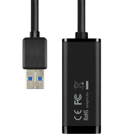 Placa retea AXAGON ADE-SR USB 3.0 Gigabit Ethernet Lungime Cablu 15cm Black