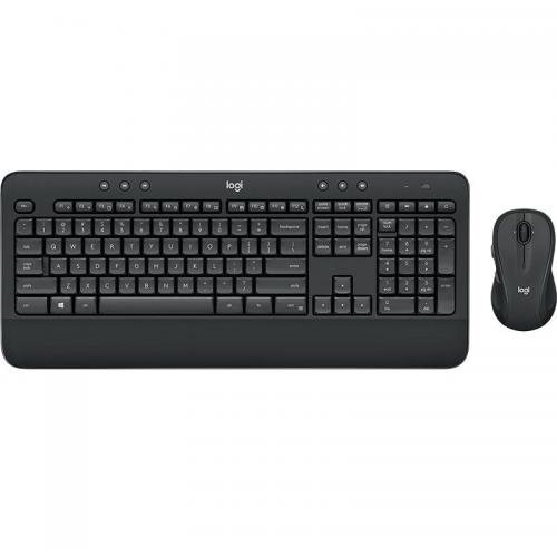 Kit Wireless MK545 Tastatura USB Layout US Black + Mouse Laser USB Black