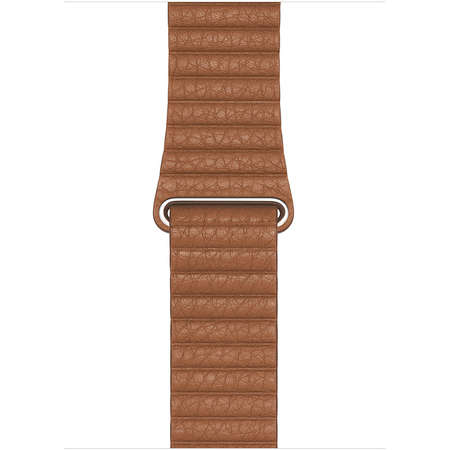 Curea smartwatch Apple Watch 44mm Band Saddle Brown Leather Loop - Large
