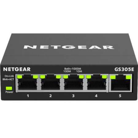 Switch NetGear 5PT GS305E-100PES 5 porturi