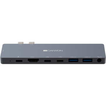 Hub USB CNS-TDS08DG USB-C Grey