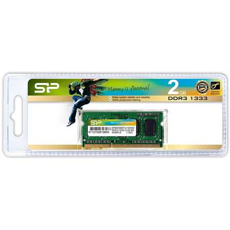 Memorie Ram Silicon Power Laptop DDR3-1333 CL9 SODIMM 2GBx1 (256Mx8 SR) SP002GBSTU133V02
