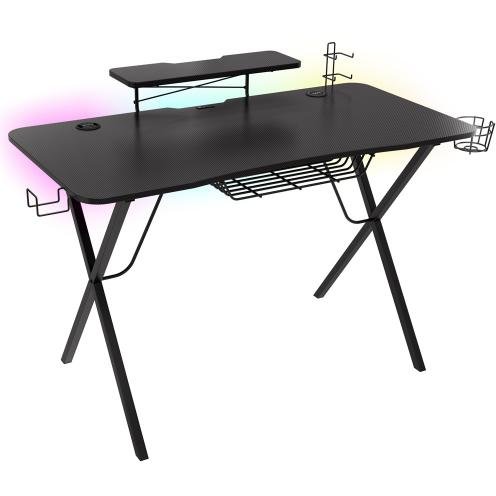 Birou Gaming Holm 300 RGB wireless charger USB 3.0