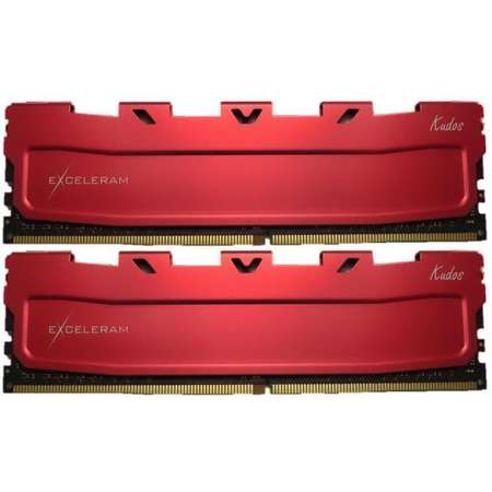 Memorie EXCELERAM Red Kudos 16GB (2x8GB) DDR4 3000Mhz CL16 Dual Channel Kit