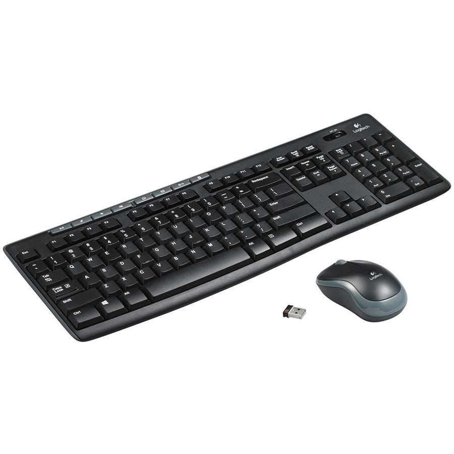 Kit tastatura si mouse Wireless Desktop MK270 USB 2.0 Negru thumbnail