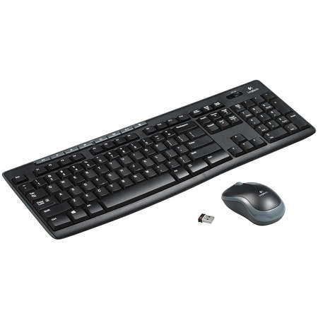 Kit tastatura si mouse Logitech Wireless Desktop MK270 USB 2.0 Negru