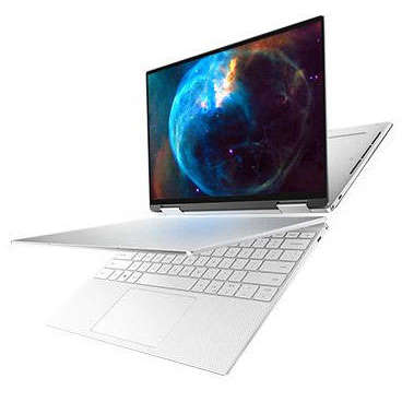 Laptop Dell XPS 13 2-in-1 7390 13.4 inch UHD+ Touch Intel Core i7-1065G7 16GB DDR4 512GB SSD Windows 10 Pro 3Yr On-site Platinum Silver Arctic White Interior