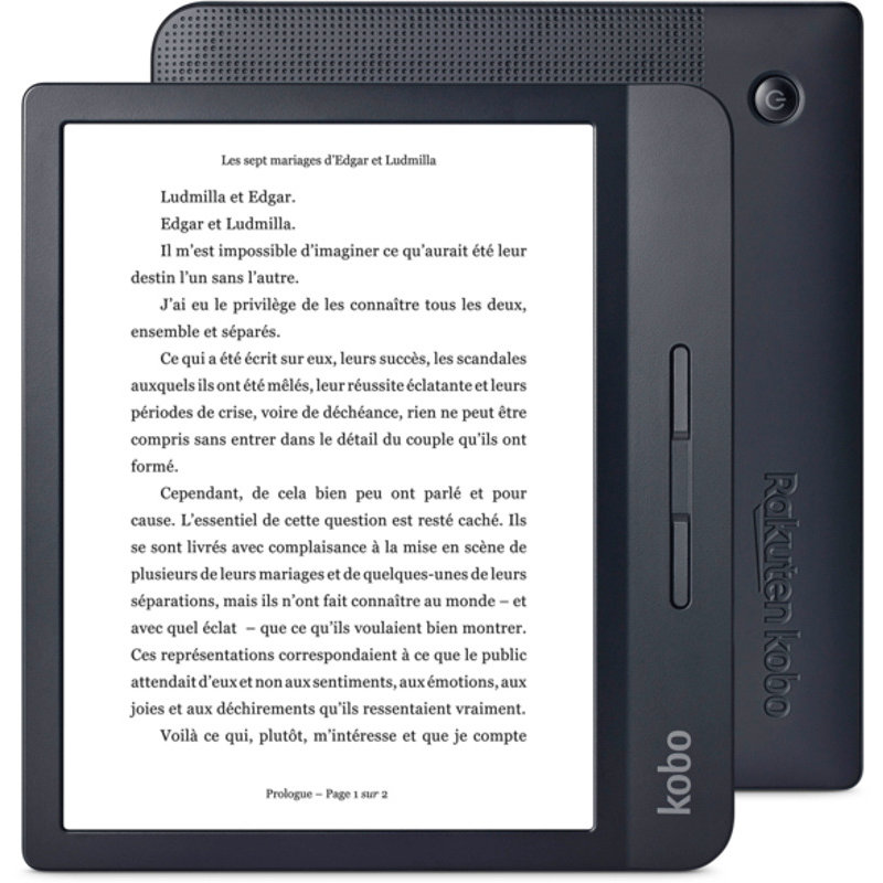 eBook reader Kobo Libra H2O Ecran 7inch 8GB WiFi Black
