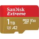 Extreme MicroSDXC 1TB Clasa 10 + Adaptor SD