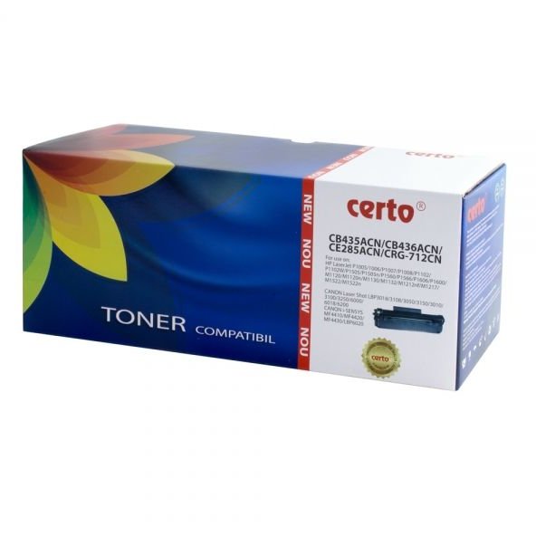 Cartus Toner Compatibil CB435A/CB436A/CE285A/CRG-725/CRG-712 2K HP LASERJET P1005