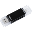 OTG USB 2.0 Basic SD/microSD Negru