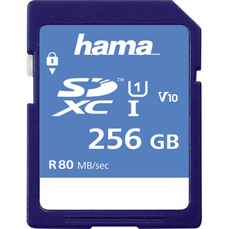 Card de memorie Hama SDXC 256GB clasa 10 UHS-I 80MB/s
