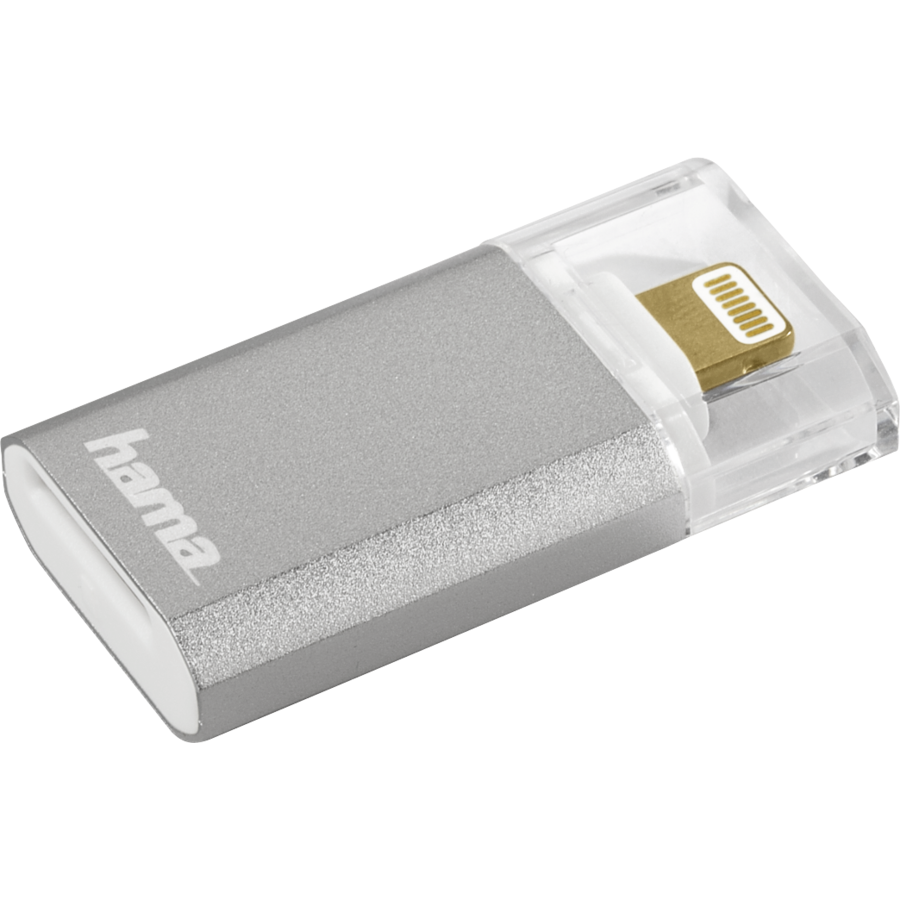 Cititor de carduri Lightning Save2Data mini microSD Argintiu