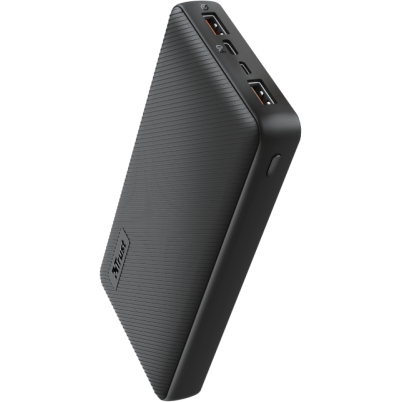Acumulator extern 23563 20000mAh 2x USB 1x USB-C Black