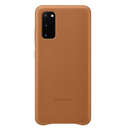 Husa Samsung Galaxy S20 G980/G981 Leather Cover Brown