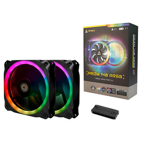 Ventilator pentru carcasa Prizm 140 ARGB 2+C