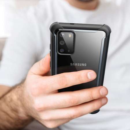 Husa Supcase i-Blason Ares compatibila cu Samsung Galaxy S20 Black