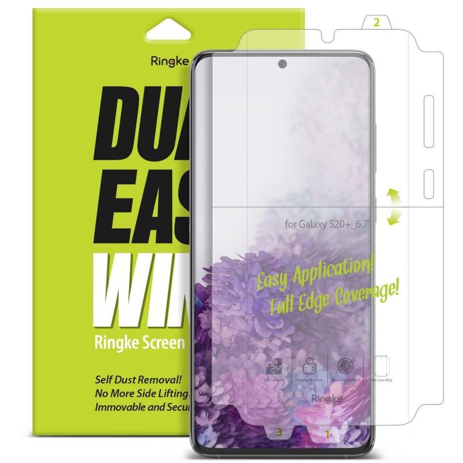 Folie protectie TPU Case friendly Dual Easy Samsung Galaxy S20 Plus 2Pack