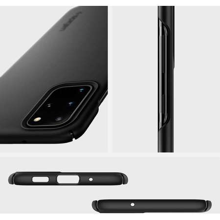 Husa Spigen Thin Fit compatibila cu Samsung Galaxy S20 Plus Black