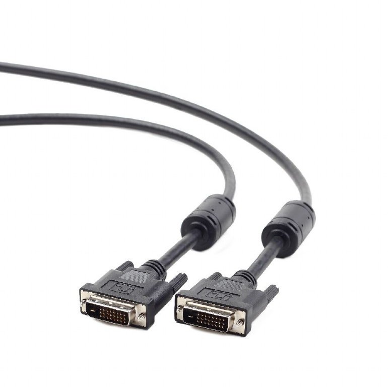 Cablu Video Gembird CC-DVI2-BK-10 Dual link DVI-D/DVI-D (24+1) 3m Negru