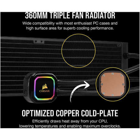 Cooler procesor Corsair H150i RGB PRO XT