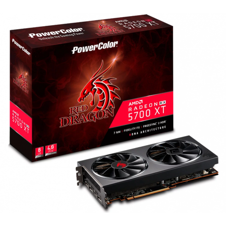 Placa video PowerColor AMD Radeon RX 5700 XT Red Dragon 8GB GDDR6 256bit