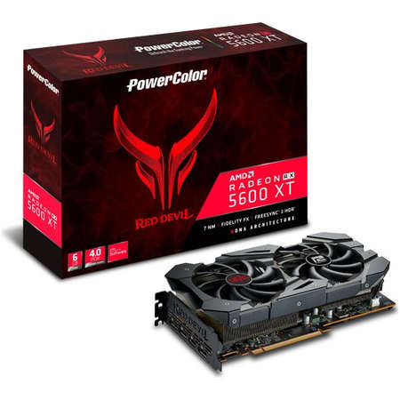 Placa video PowerColor AMD Radeon RX 5600 XT Red Devil 6GB GDDR6 192bit