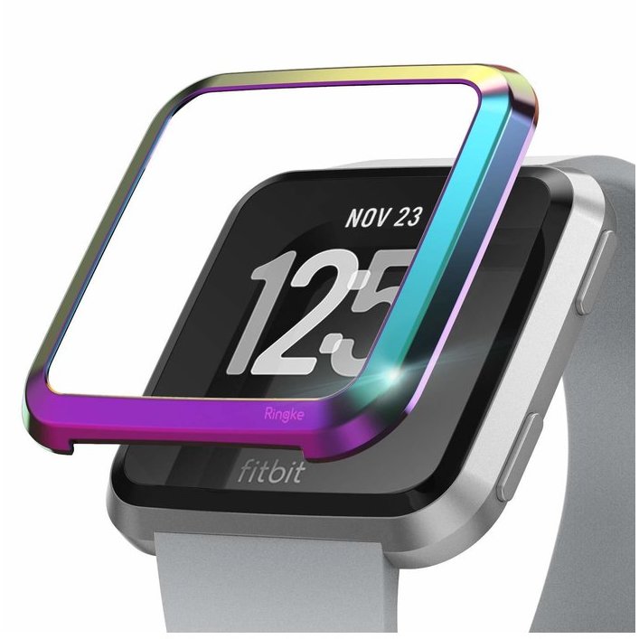 Rama ornamentala otel inoxidabil Neon pentru Fitbit Versa