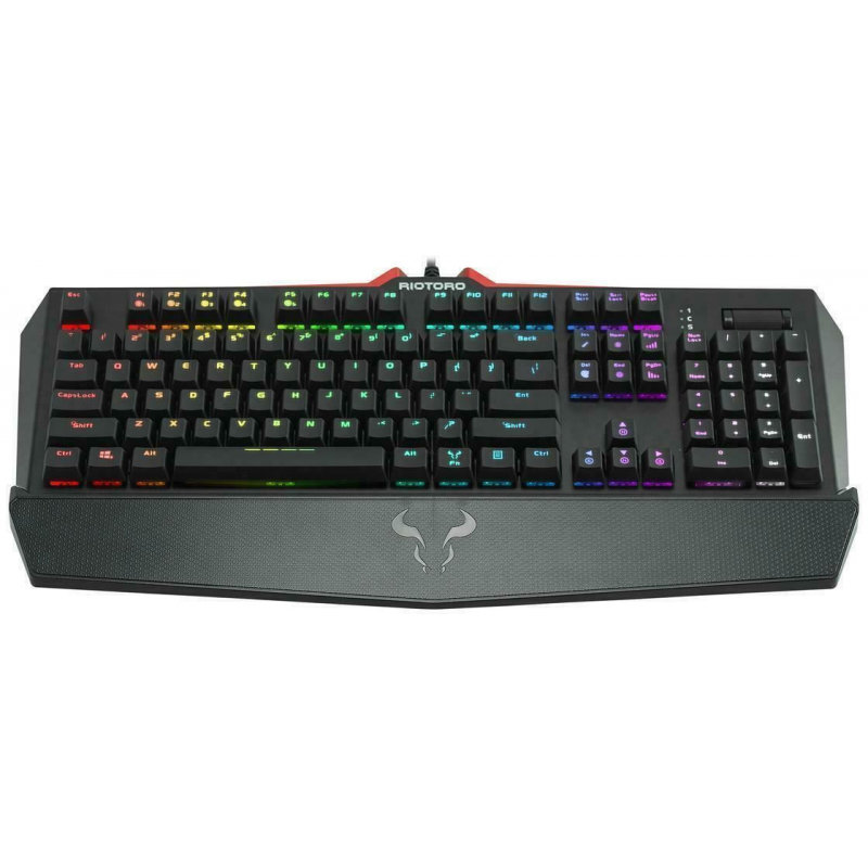 Tastatura gaming Ghostwriter Elite Cherry MX Silent Red RGB Mecanica Black