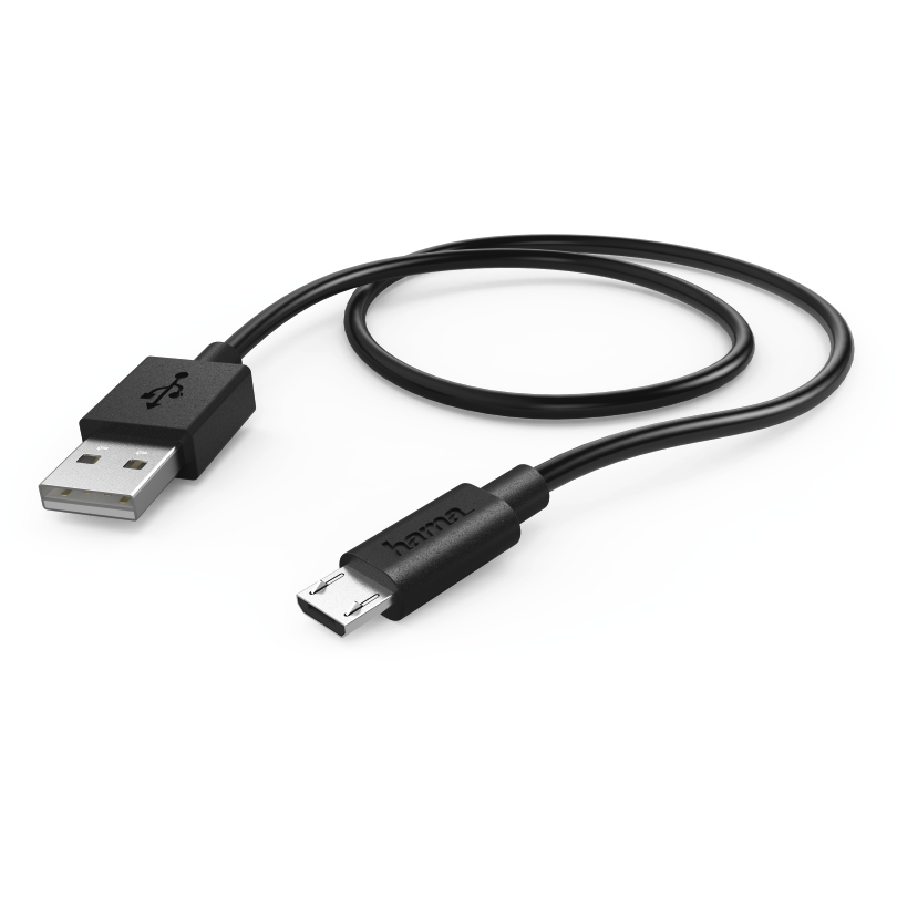 Cablu de date USB 2.0 1m Negru