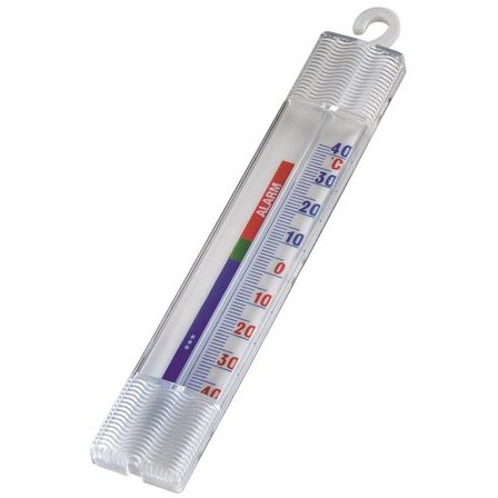 Termometru analog 110822 pentru frigider/congelator Alb