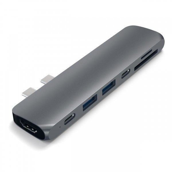 Hub USB ST-CMBPM 2x USB 3.0 2x SD Grey