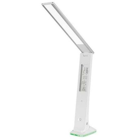 Lampa led LA5 Dimmer de birou cu led Calendar Ceas Alarma Termometru Iluminare diverse culori Alb