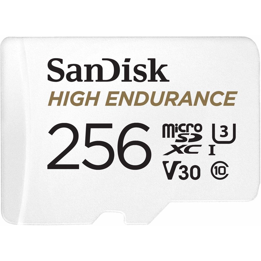 Card de memorie High Endurance 256GB Micro SDXC Clasa 10 UHS-I U3 + Adaptor SD