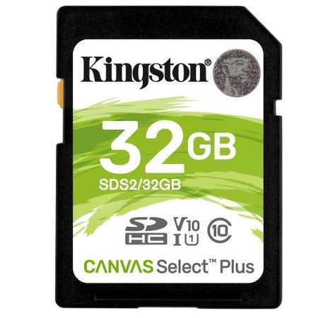 Карта памяти kingston canvas select plus sdhc 32 гб