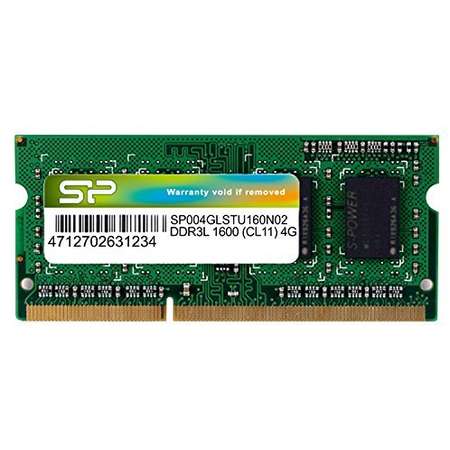 Memorie laptop Silicon Power 4GB (1x4GB) DDR3 1600MHz CL11 1.35V