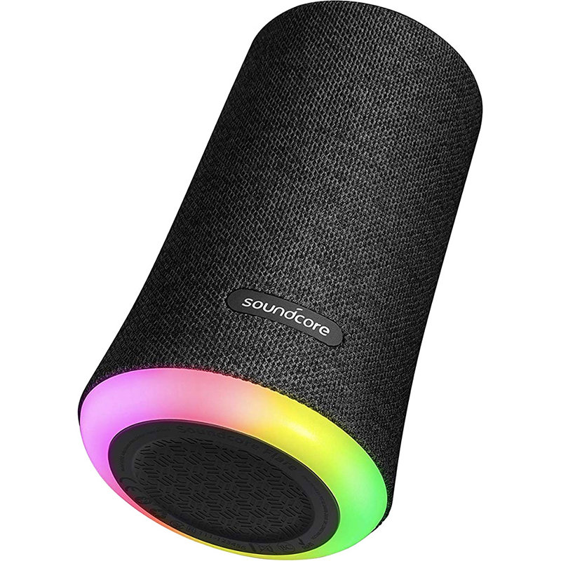 Boxa portabila Soundcore Flare 360 cu lumini LED Black