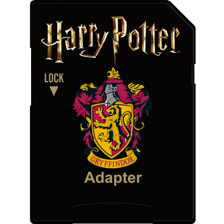 Card Harry Potter Gryffindor 32GB Micro SDHC Clasa 10 UHS-I U1 + Adaptor SD
